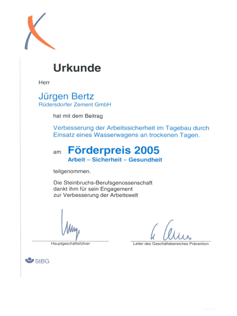 Förderpreis 2005